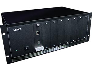die AGFEO TK-Anlage ES770IT für den Einbau in Serverschränke